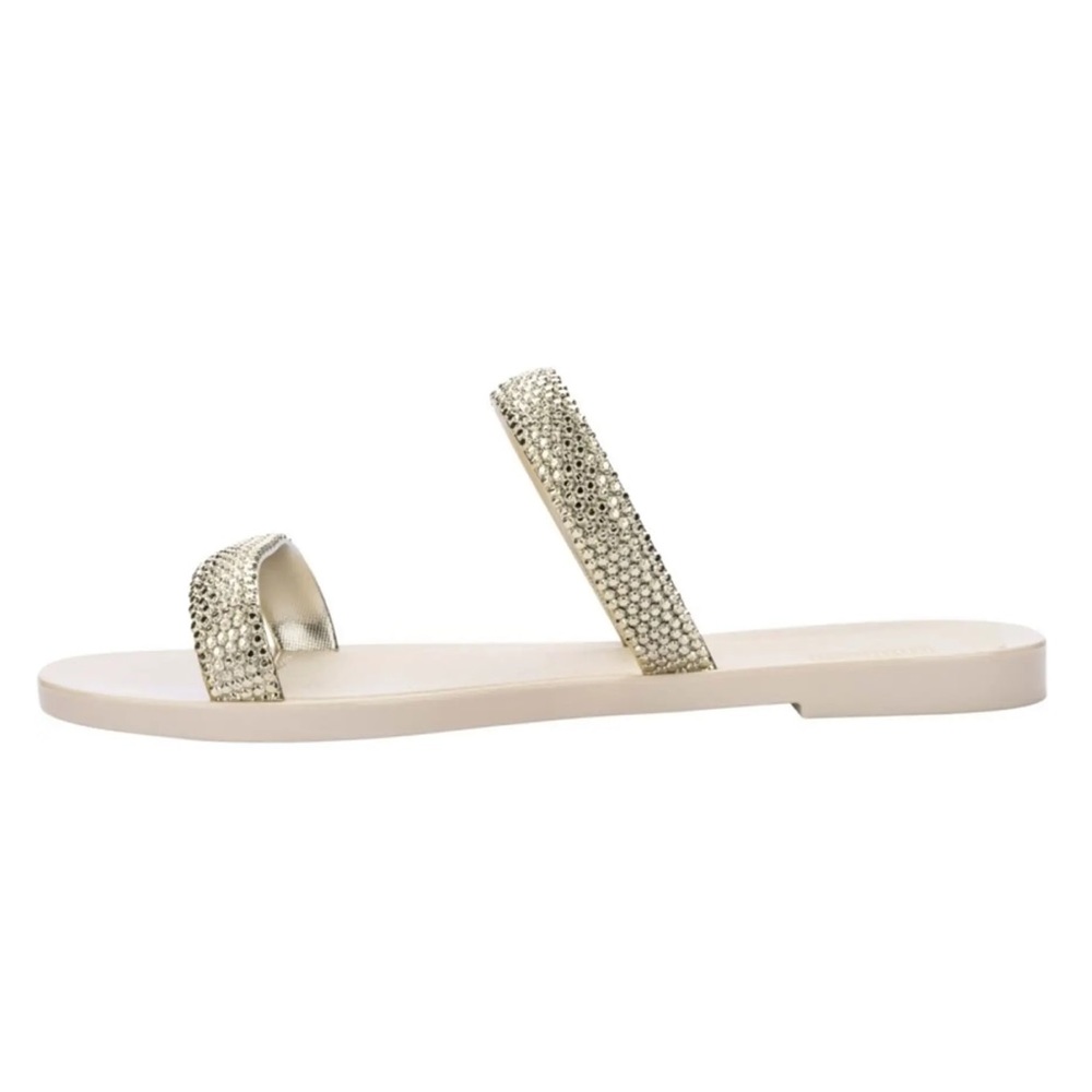 Melissa Beige Glitz Sandal - Picture 4 of 5